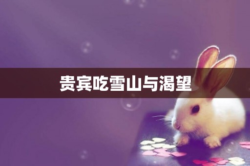 貴賓吃雪山與渴望