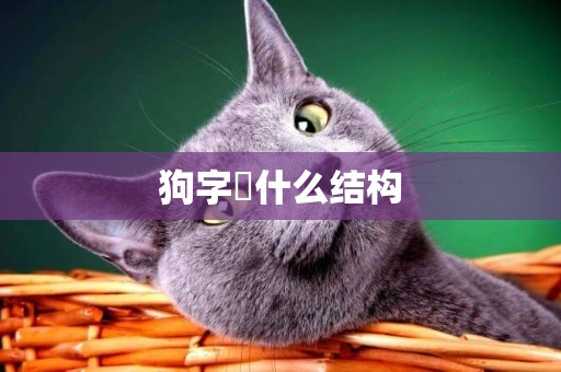 狗字昰什么結構