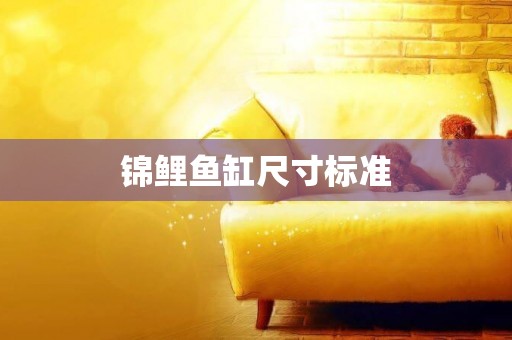 錦鯉魚缸尺寸標準
