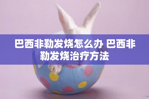 巴西非勒發燒怎么辦 巴西非勒發燒治療方法