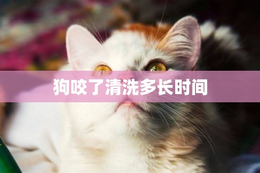 狗咬了清洗多長時間