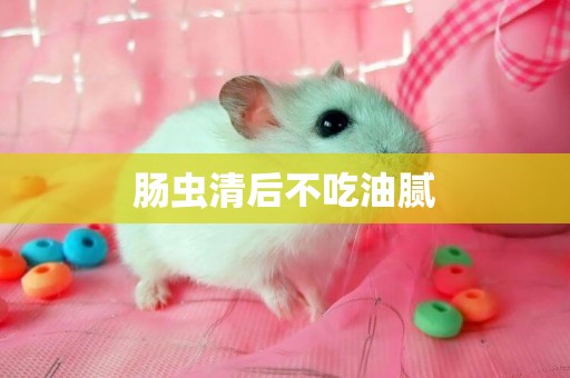 腸蟲清后不吃油膩