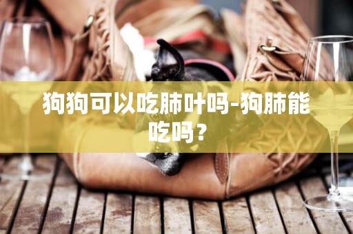 狗狗可以吃肺葉嗎-狗肺能吃嗎？