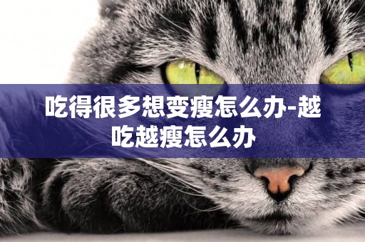 吃得很多想變瘦怎么辦-越吃越瘦怎么辦
