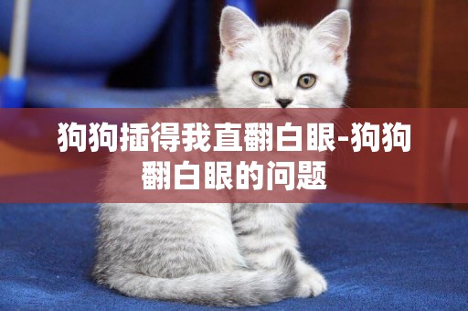 狗狗插得我直翻白眼-狗狗翻白眼的問題
