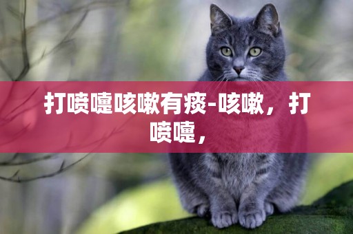 打噴嚏咳嗽有痰-咳嗽，打噴嚏，