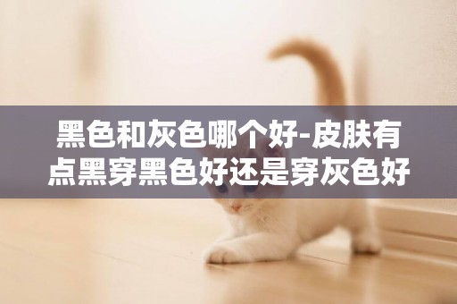 黑色和灰色哪個好-皮膚有點黑穿黑色好還是穿灰色好