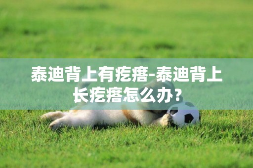 泰迪背上有疙瘩-泰迪背上長疙瘩怎么辦？