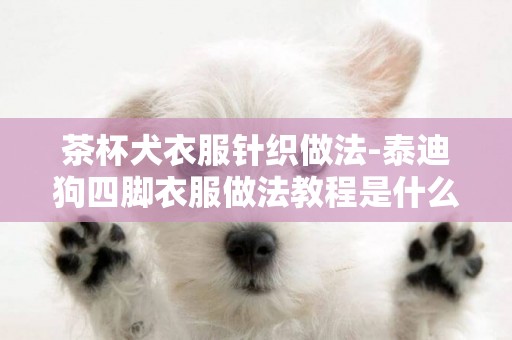 茶杯犬衣服針織做法-泰迪狗四腳衣服做法教程是什么？