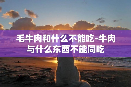 毛牛肉和什么不能吃-牛肉與什么東西不能同吃