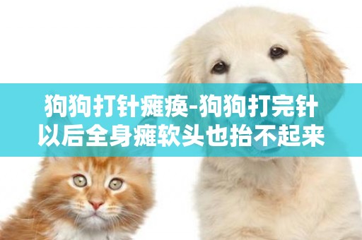 狗狗打針癱瘓-狗狗打完針以后全身癱軟頭也抬不起來