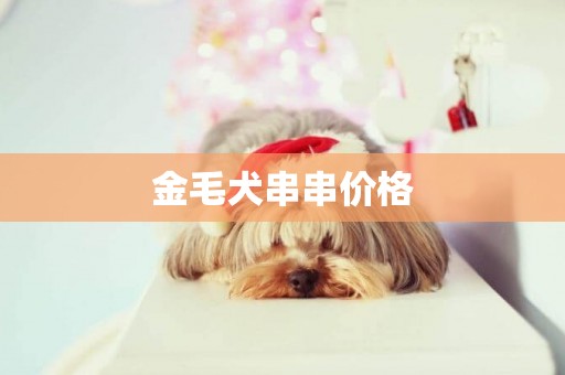 金毛犬串串價格