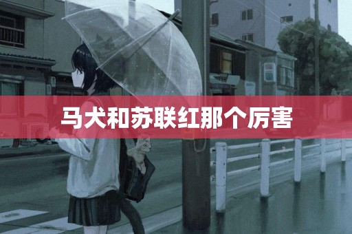 馬犬和蘇聯紅那個厲害