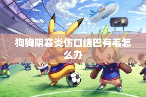 狗狗陰襄炎傷口結巴有毛怎么辦