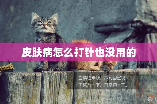 皮膚病怎么打針也沒用的