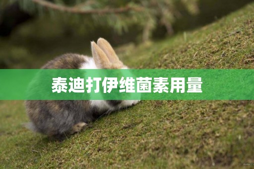 泰迪打伊維菌素用量