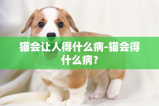 貓會讓人得什么病-貓會得什么病？