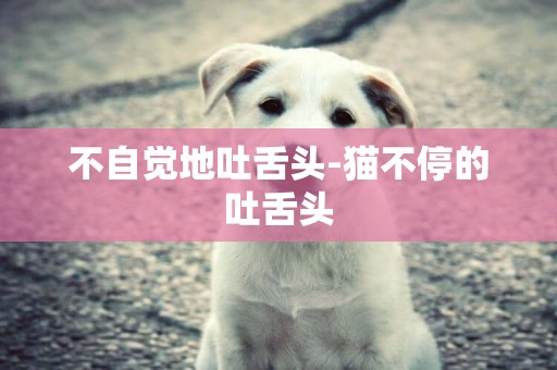 不自覺地吐舌頭-貓不停的吐舌頭