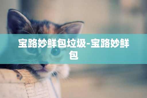 寶路妙鮮包垃圾-寶路妙鮮包
