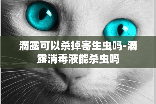 滴露可以殺掉寄生蟲嗎-滴露消毒液能殺蟲嗎