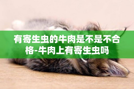 有寄生蟲的牛肉是不是不合格-牛肉上有寄生蟲嗎
