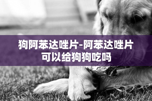 狗阿苯達唑片-阿苯達唑片可以給狗狗吃嗎
