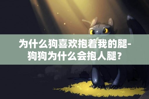 為什么狗喜歡抱著我的腿-狗狗為什么會抱人腿？