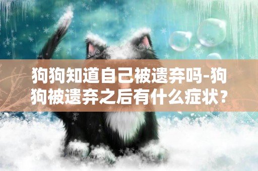 狗狗知道自己被遺棄嗎-狗狗被遺棄之后有什么癥狀？