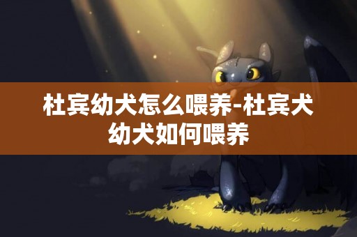 杜賓幼犬怎么喂養-杜賓犬幼犬如何喂養