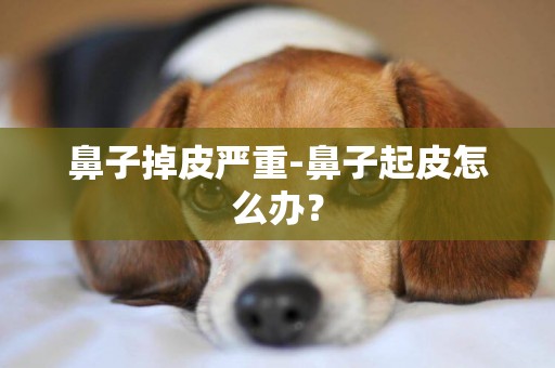 鼻子掉皮嚴重-鼻子起皮怎么辦？