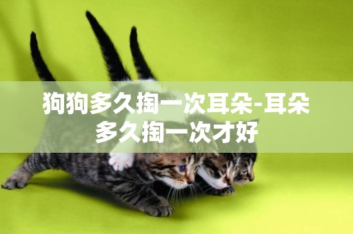 狗狗多久掏一次耳朵-耳朵多久掏一次才好