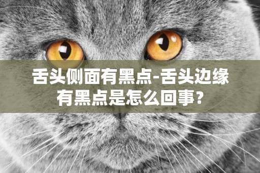 舌頭側面有黑點-舌頭邊緣有黑點是怎么回事？