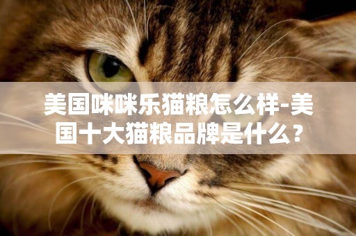 美國咪咪樂貓糧怎么樣-美國十大貓糧品牌是什么？