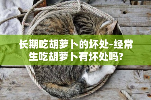 長期吃胡蘿卜的壞處-經常生吃胡蘿卜有壞處嗎?