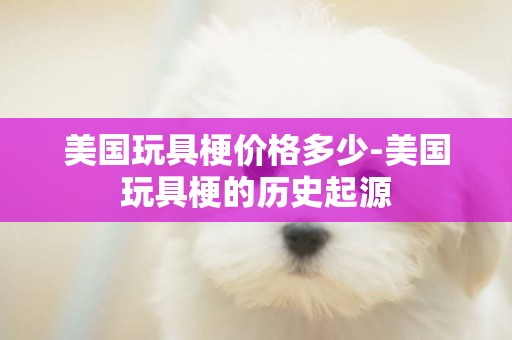 美國玩具梗價格多少-美國玩具梗的歷史起源