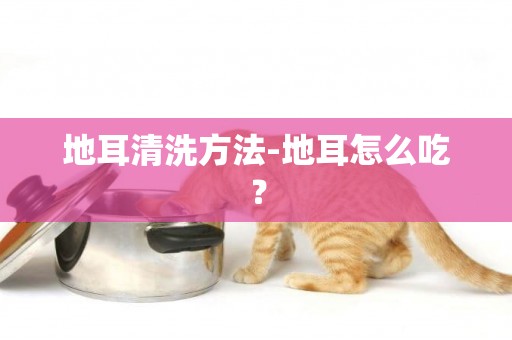 地耳清洗方法-地耳怎么吃？