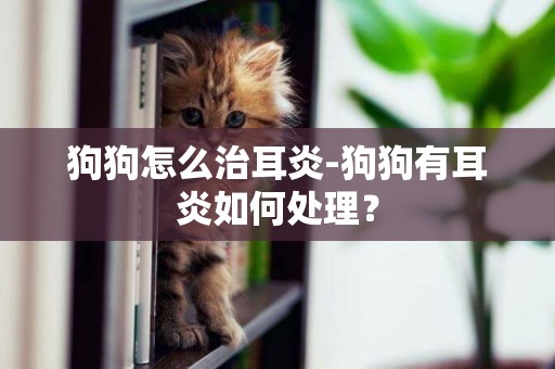 狗狗怎么治耳炎-狗狗有耳炎如何處理？