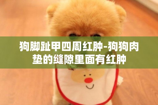 狗腳趾甲四周紅腫-狗狗肉墊的縫隙里面有紅腫