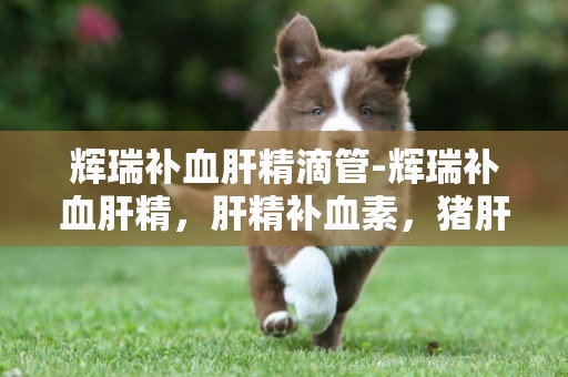 輝瑞補血肝精滴管-輝瑞補血肝精，肝精補血素，豬肝怎么吃補血