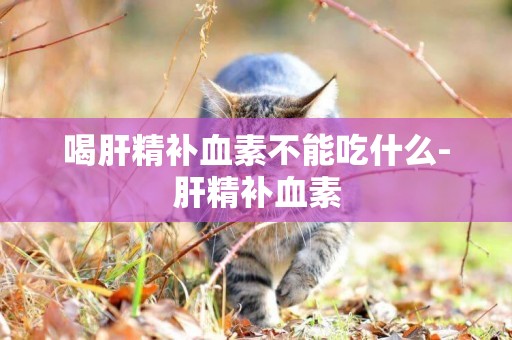 喝肝精補血素不能吃什么-肝精補血素