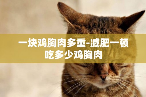 一塊雞胸肉多重-減肥一頓吃多少雞胸肉