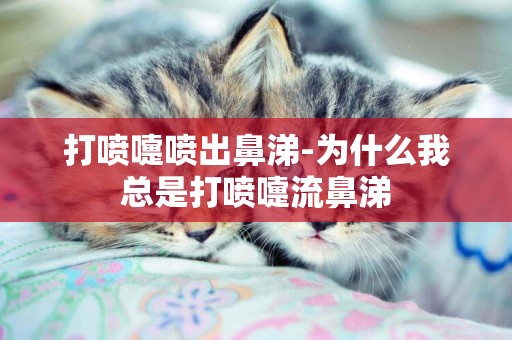 打噴嚏噴出鼻涕-為什么我總是打噴嚏流鼻涕