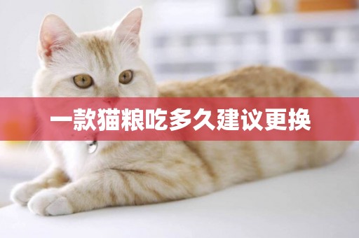 一款貓糧吃多久建議更換