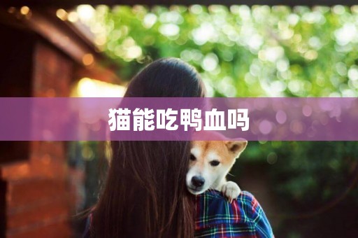 貓能吃鴨血嗎