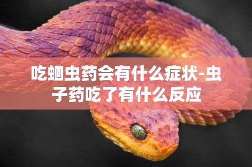 吃蛔蟲藥會有什么癥狀-蟲子藥吃了有什么反應