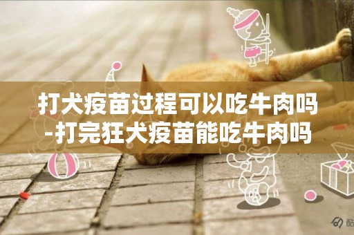 打犬疫苗過程可以吃牛肉嗎-打完狂犬疫苗能吃牛肉嗎
