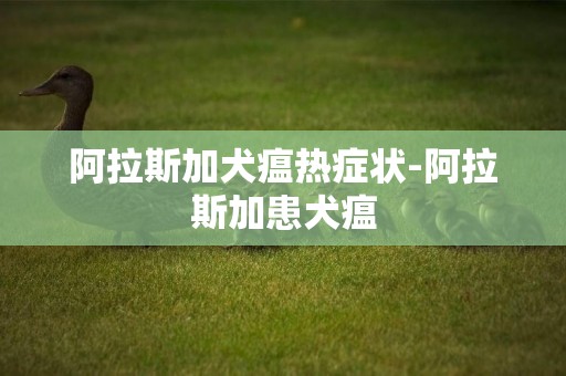 阿拉斯加犬瘟熱癥狀-阿拉斯加患犬瘟