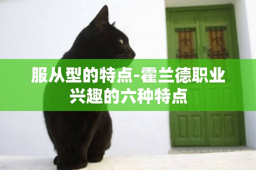 服從型的特點-霍蘭德職業興趣的六種特點