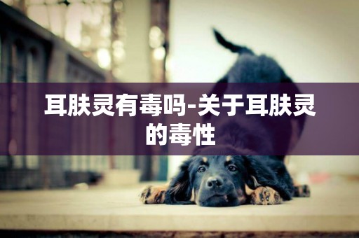 耳膚靈有毒嗎-關于耳膚靈的毒性