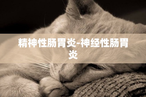 精神性腸胃炎-神經性腸胃炎